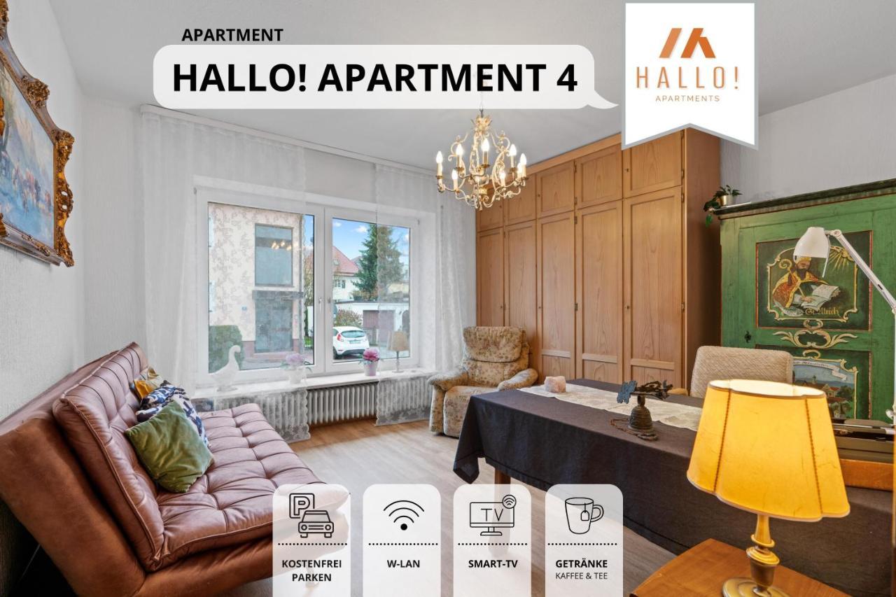 Tolle Zweiraum-Ferienwohnung In Bester Lage L Innenstadtnaehe L 1 Minute Zum Bahnhof L Tv L Free-Wlan L Keine Kueche L Willkommen Im Hallo!-Apartment 4 Bad Wörishofen Kültér fotó